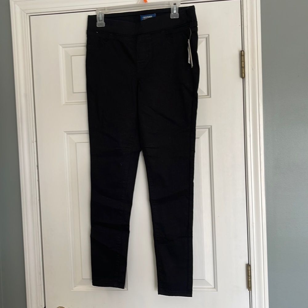 Old Navy Rockstar Mid-Rise Elastic Waist Jean Leggings